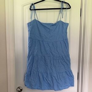 NWT Abercrombie Blue Tiered Dress